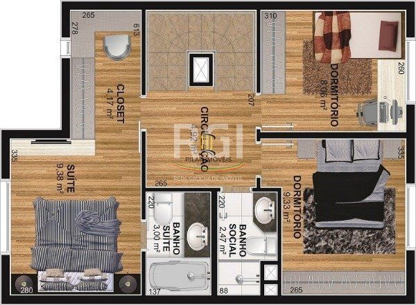 Casa Condominio para Venda - 133.92m², 4 dormitórios, sendo 2 suites, 2 vagas - Tristeza