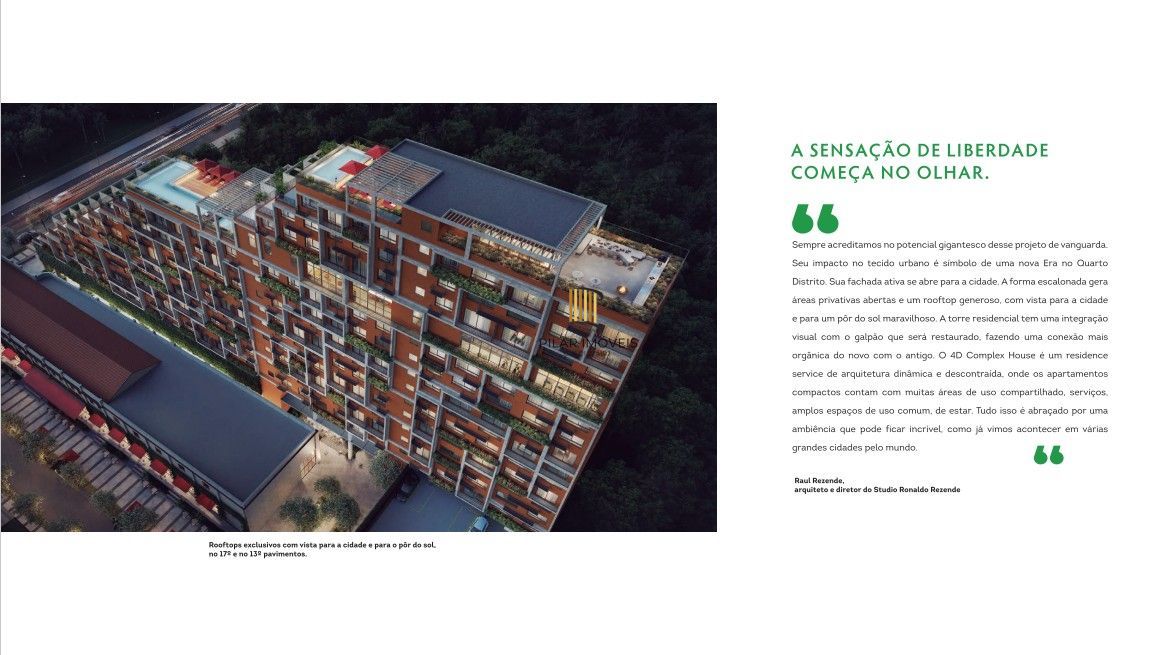 Loft com 24m² , para investir ou morar, entregue 100% mobiliado e gestado pela Housi, com infraestrutura completa.