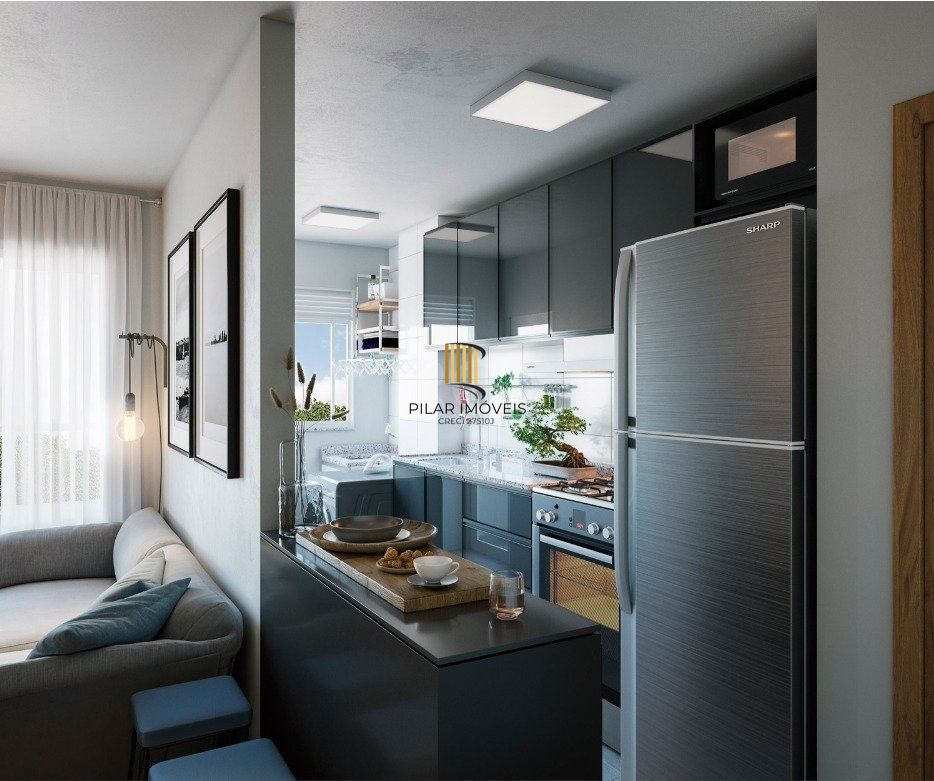 Apartamento para Venda - 56.77m², 2 dormitórios, sendo 1 suites, 1 vaga - Camaquã