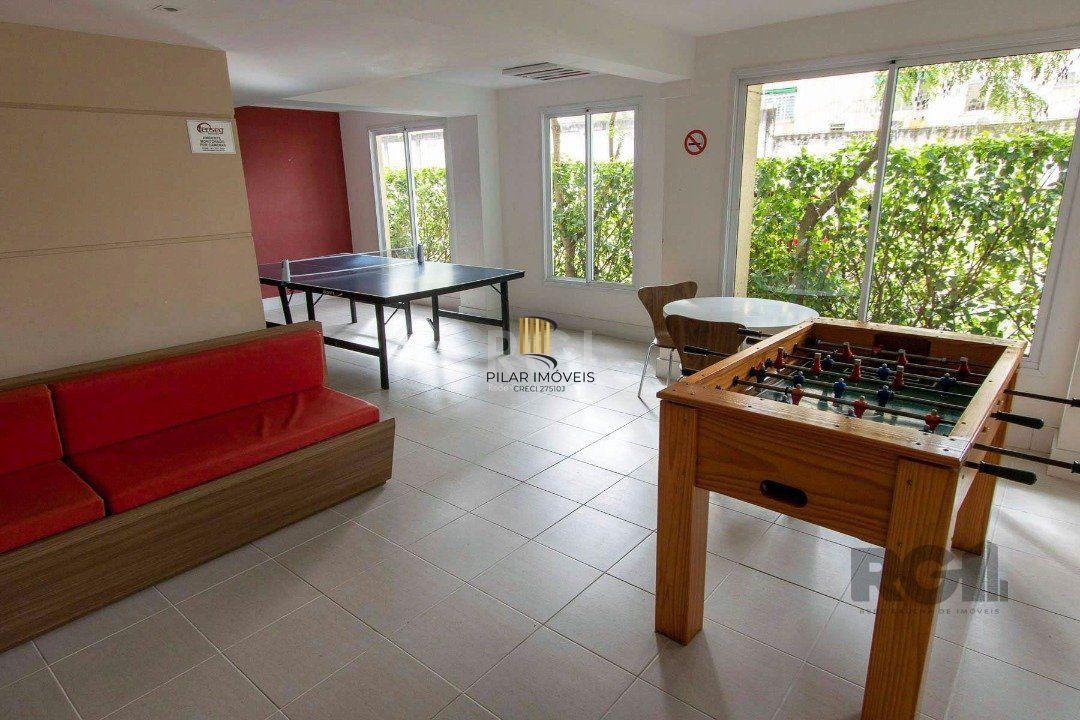 Apartamento de 50,85m2, 2 dormitórios, 1 banheiro e 1 vaga escriturada.