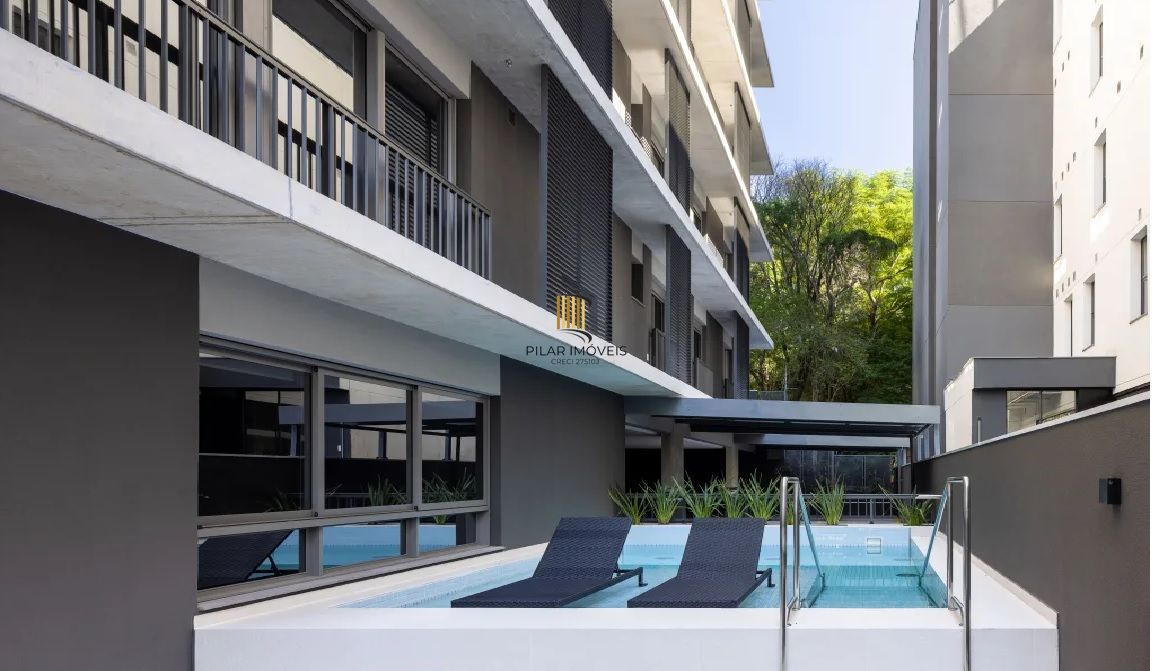 apartamento de 01 dormitório suíte, localizado no moderno no coração do bairro Petrópolis.