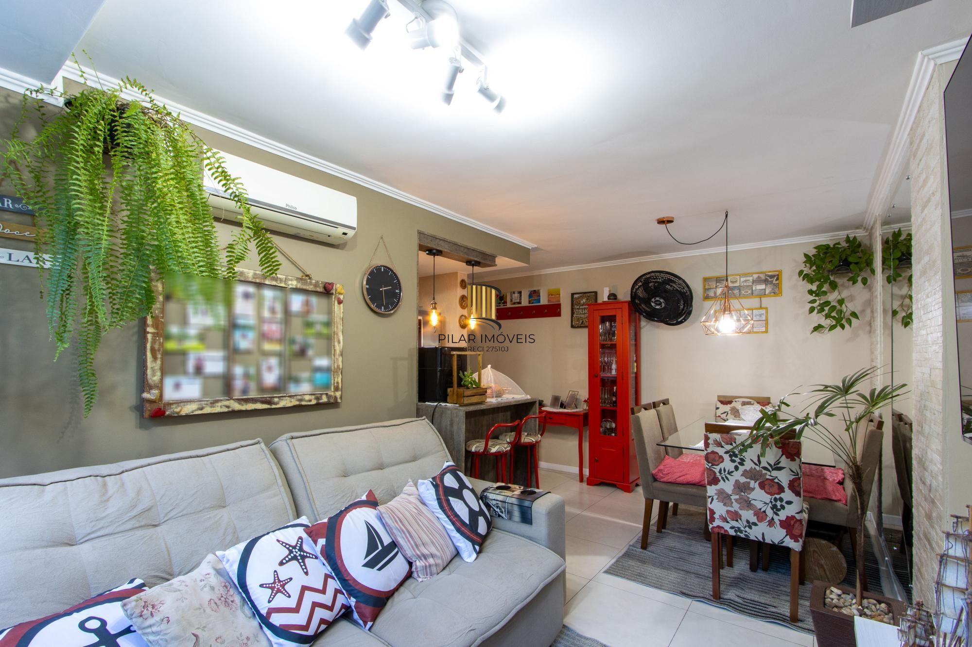 Apartamento  com  2 dormitórios, cozinha americana, Banheiro social, gás central, 1 vaga - Pilar Imóveis