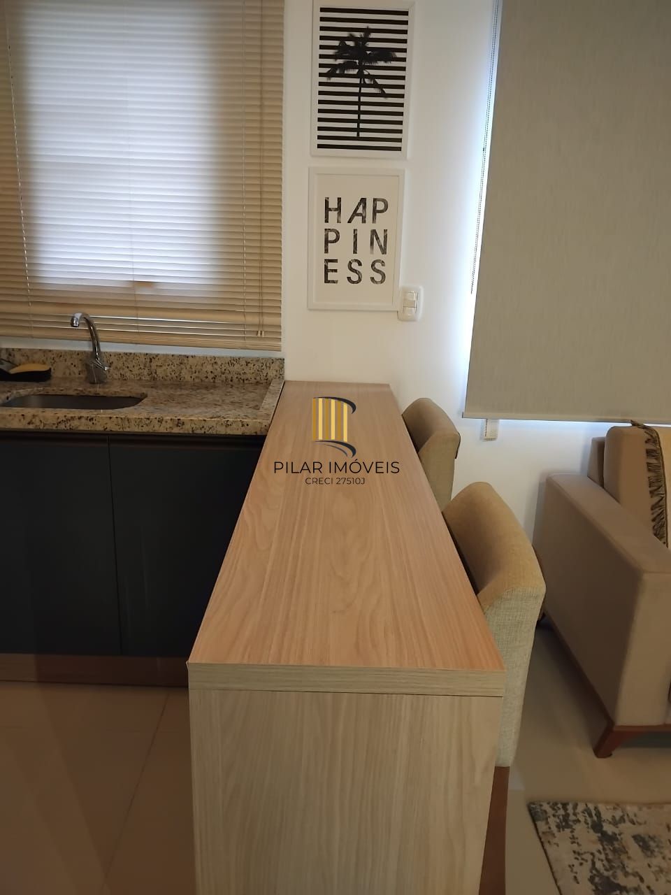 Studio mobiliado, com 30m² privativos, 1 vaga - Cidade Baixa