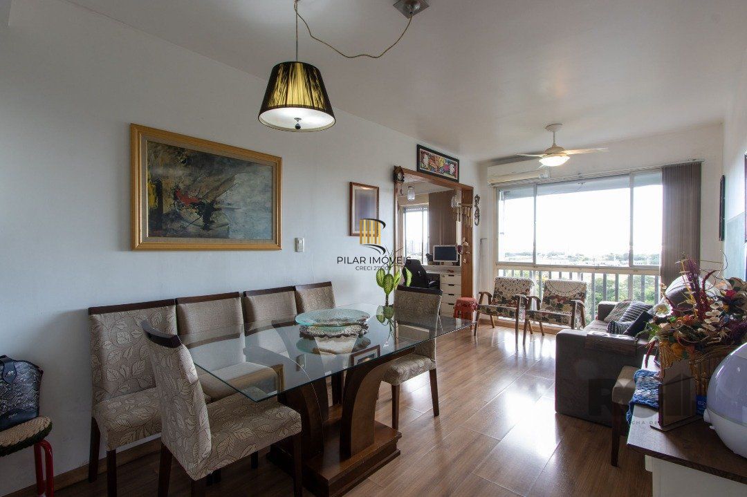 Apartamento 3 quartos, 2 banheiros, 1 vaga, condomínio com infra - Bairro Cristal