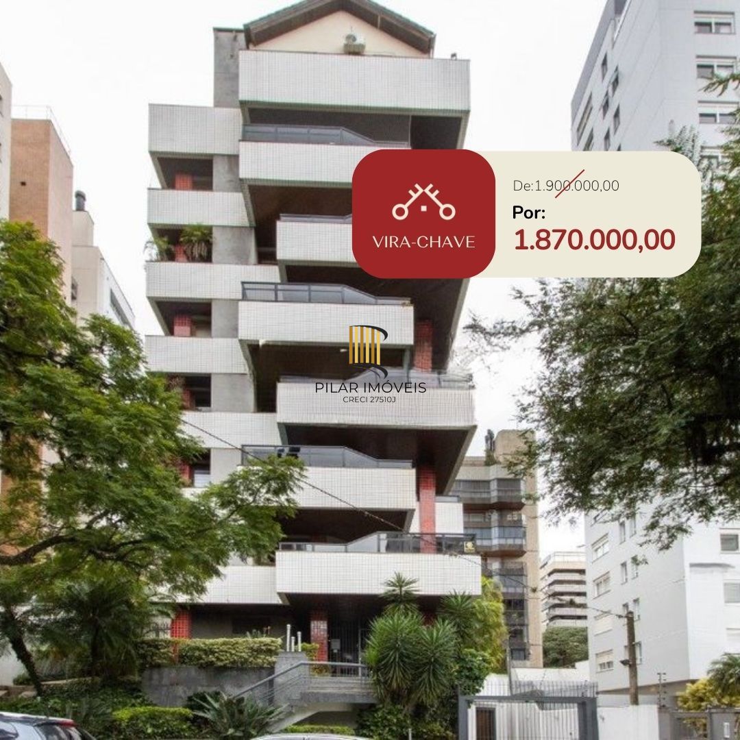 Apartamento com piscina na sacada e 3 vagas individuais. - Pilar Imóveis