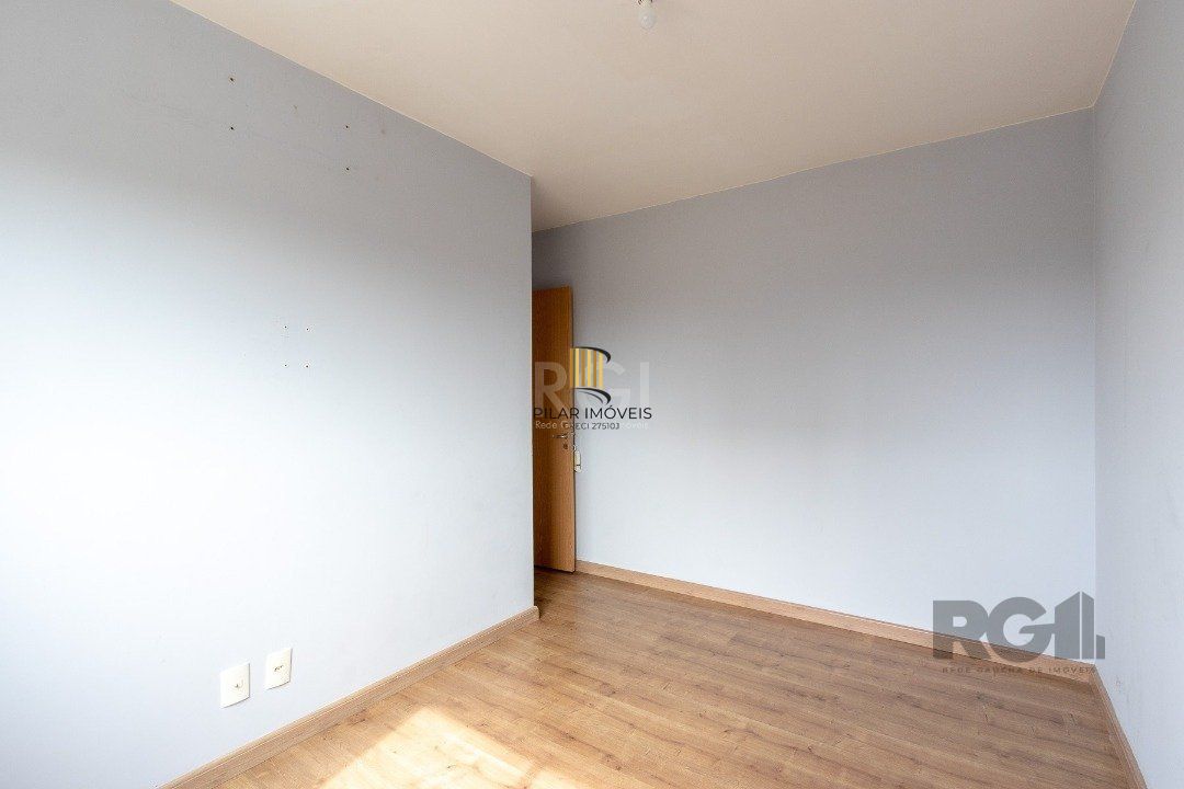 Apartamento de 50,85m2, 2 dormitórios, 1 banheiro e 1 vaga escriturada.