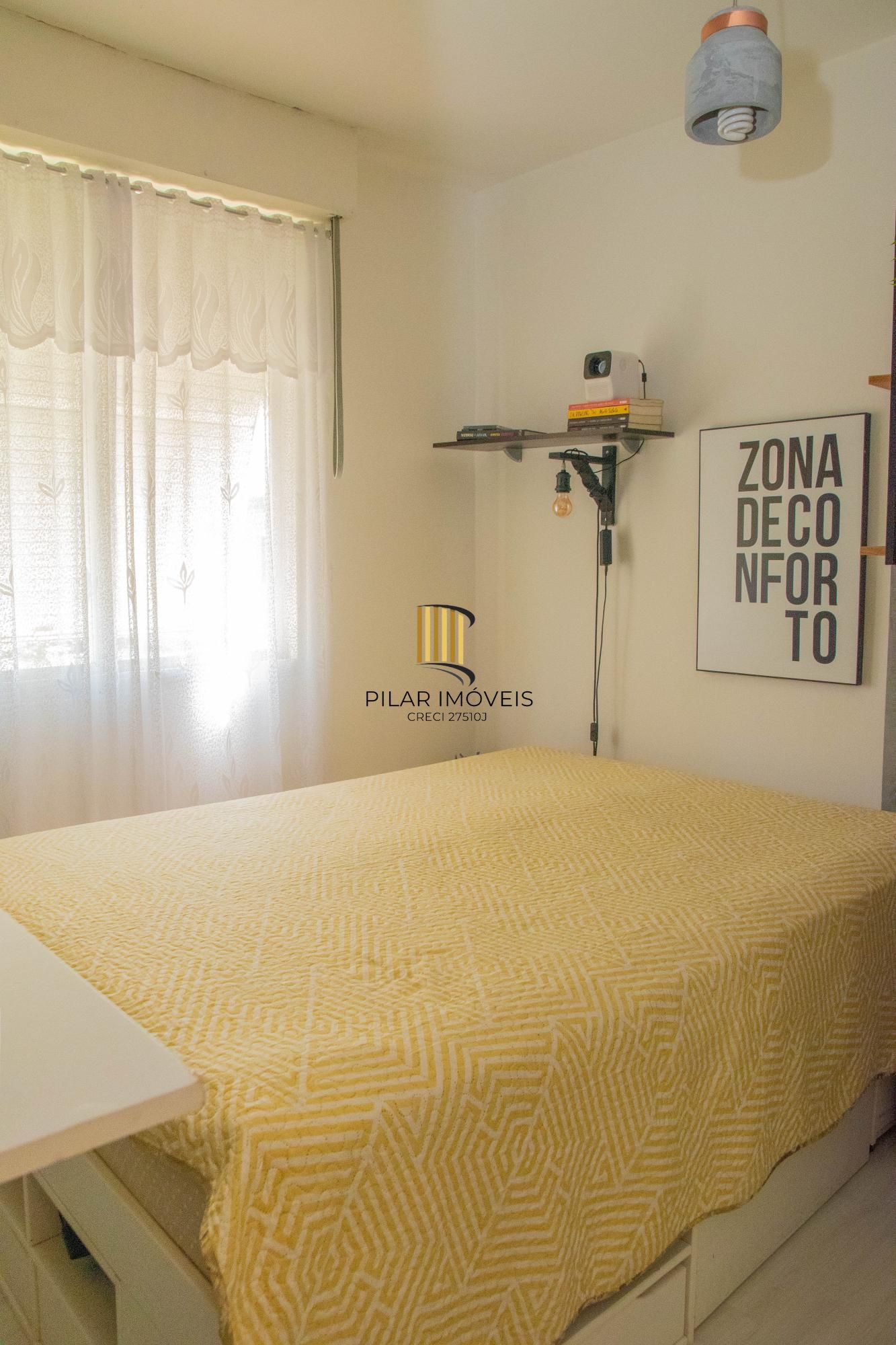 Apartamento 1 quarto, reformado, 35m² privativos - Bairro Camaquã