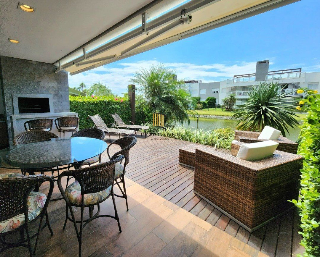 Apartamento Garden no Rossi Atlântida, Beira Lago com 2 quartos e 131m² privativos com 2 vagas de garagem. - Pilar Imóveis