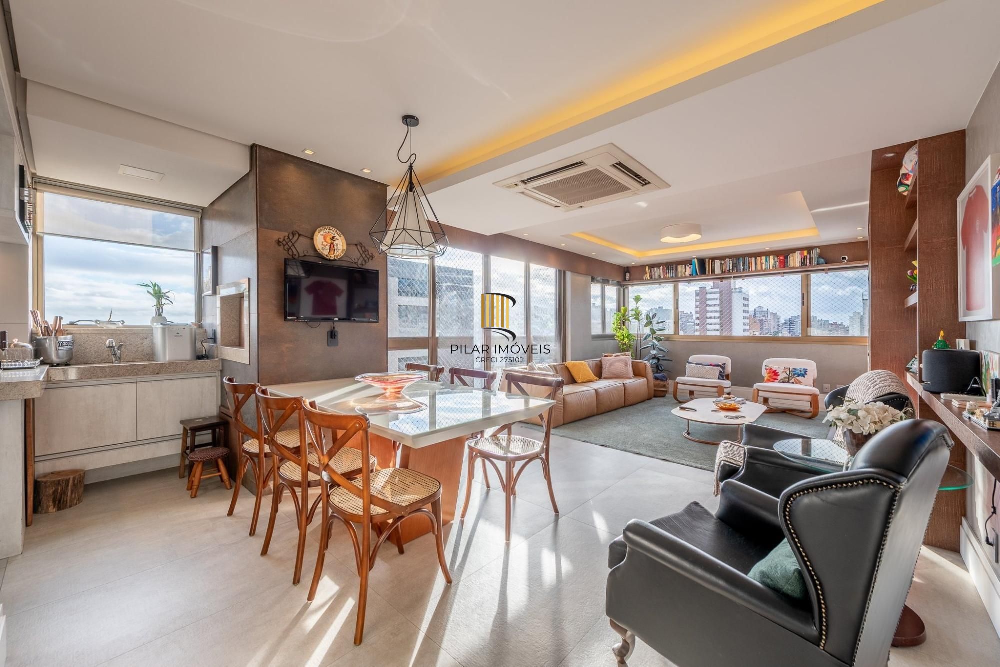 Apartamento com 120.7m², 3 dorm, Petrópolis, Porto Alegre/RS