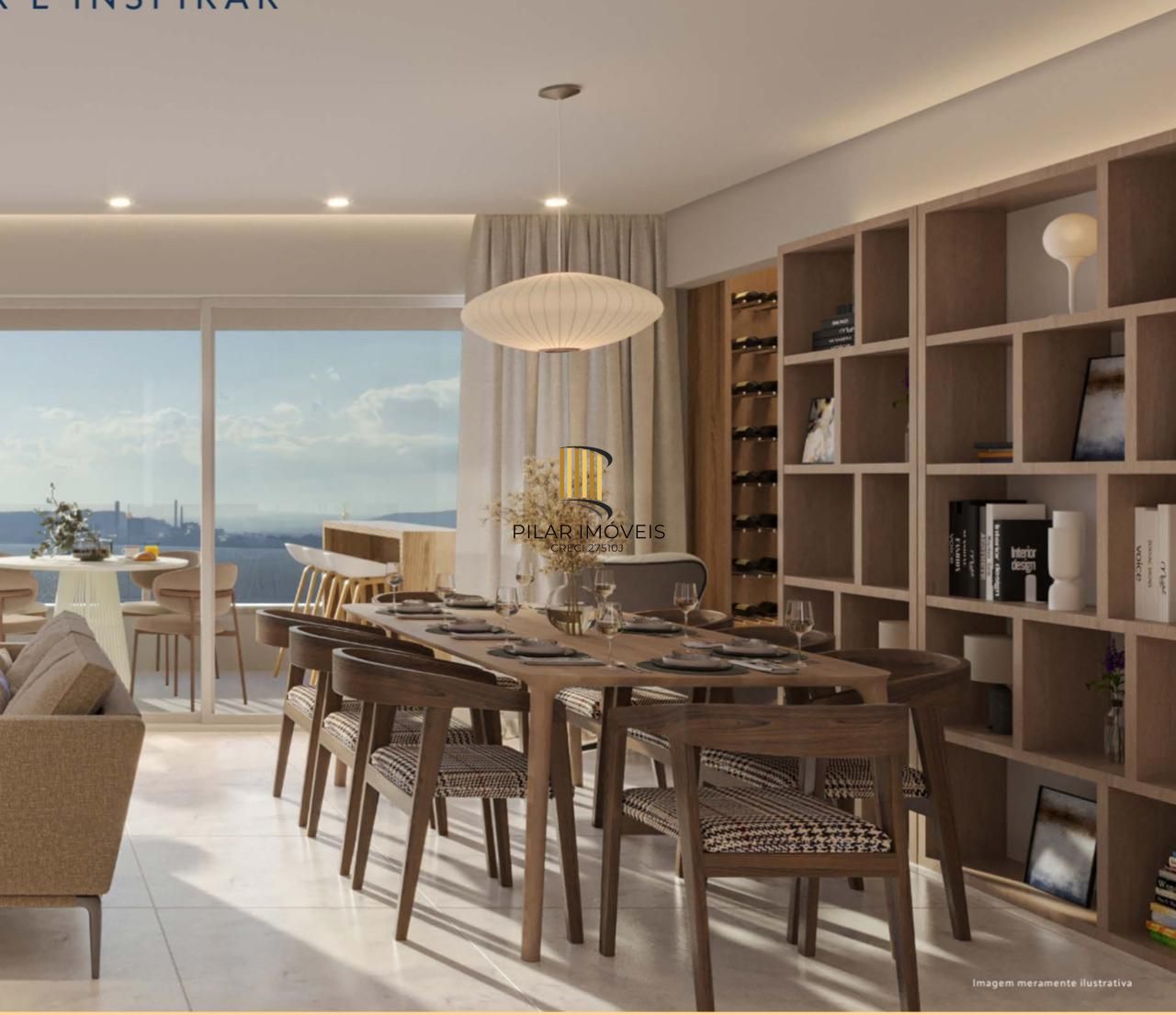 Apartamento alto padrão com 141,92m², 3 suítes, 2 vagas, no bairro Tristeza em Porto Alegre