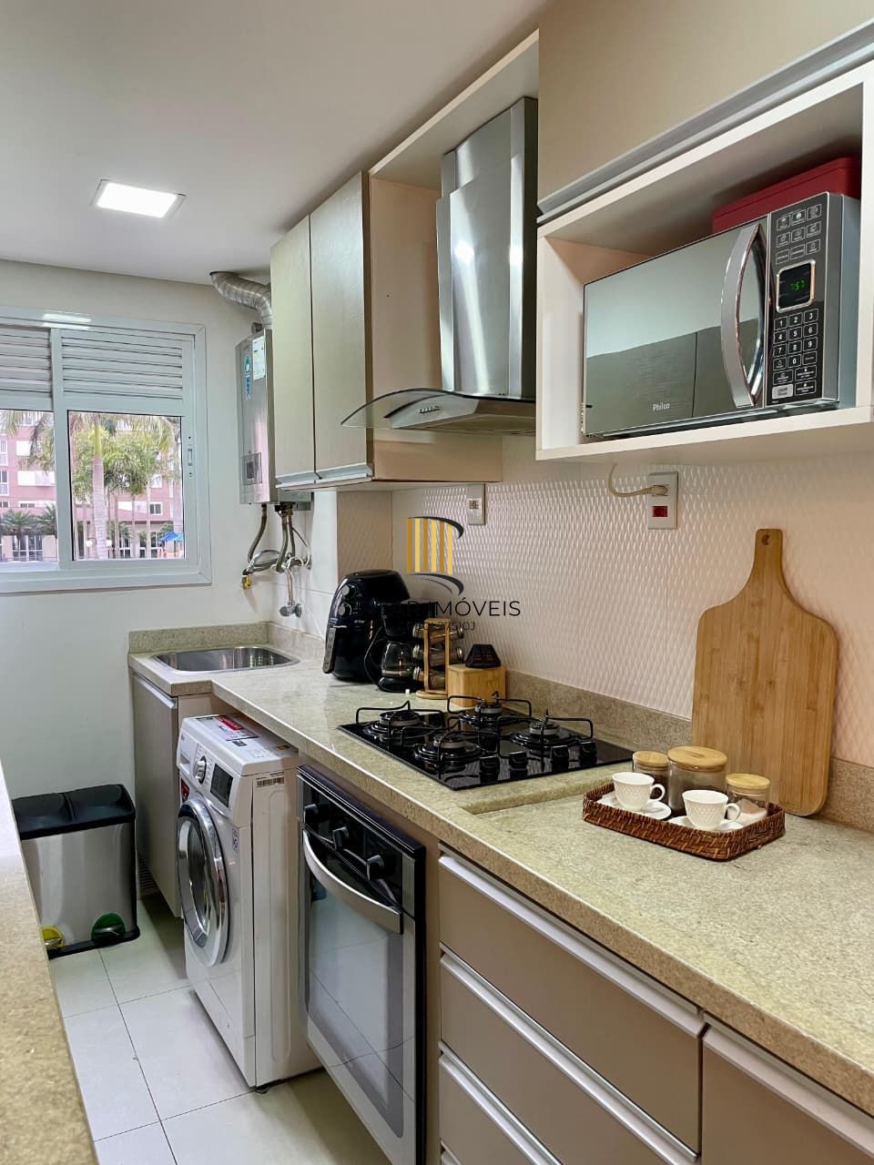 APARTAMENTO MOBILIADO, BAIRRO VILA NOVA - 57M² - 02 QUARTOS, 01 SUÍTE - 01 VAGA DE ESTACIONAMENTO!