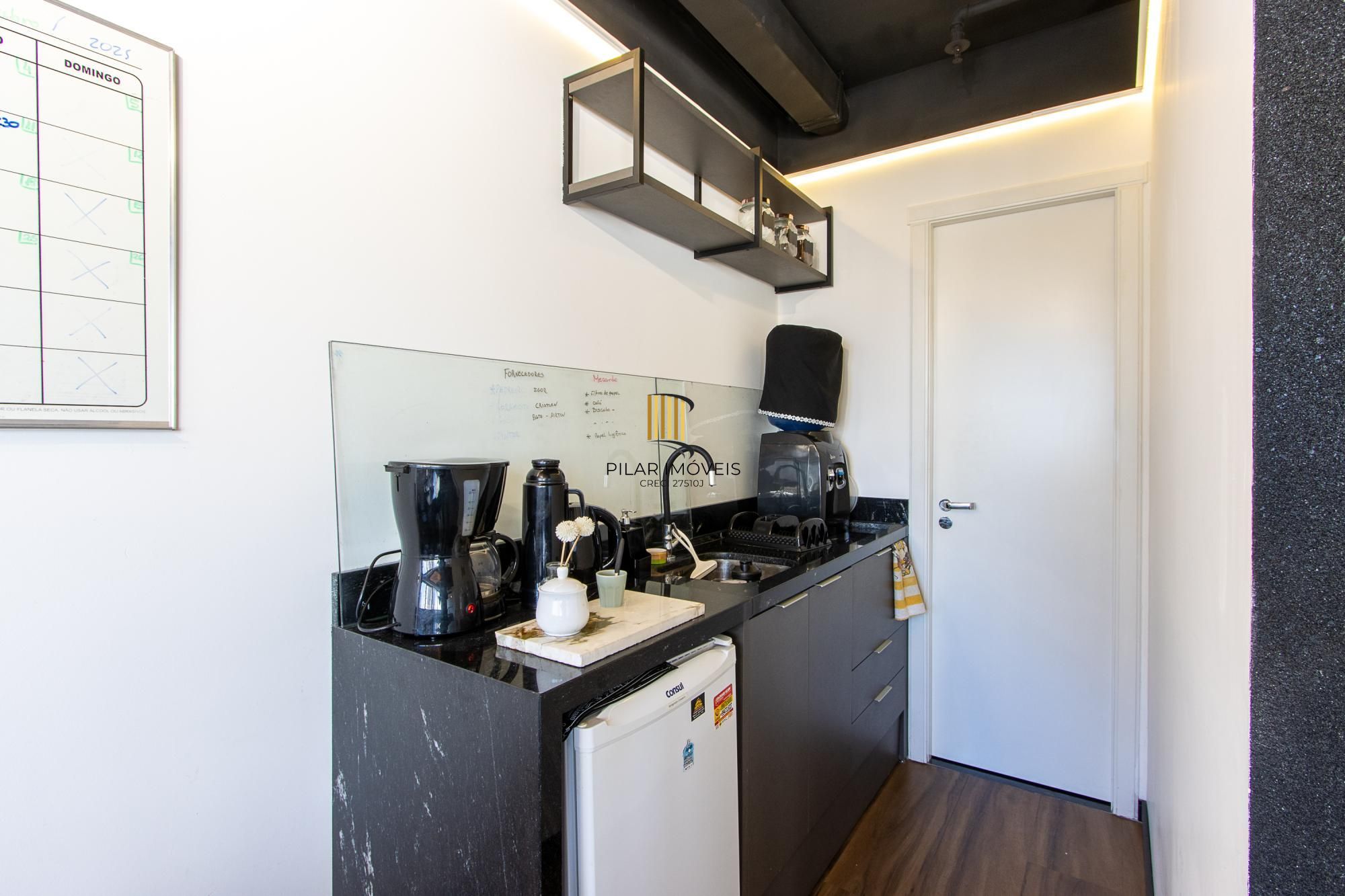 Sala comercial com 35,63, com 1 vaga escriturada no DOC Santana, da Melnick