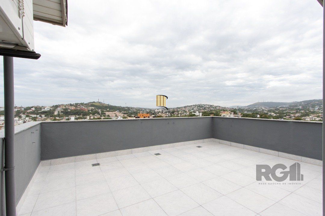 Cobertura 2 quartos, 2 banheiros, 1 vaga, terraço, elevador, condomínio com infra, Bairro Cristal