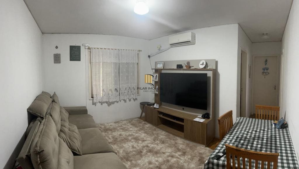 Apartamento de 2 dormitórios, living, cozinha, área de serviço e banheiro social. - Pilar Imóveis