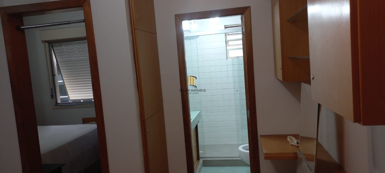 Apartamento de 1 dormitório,com vaga de garagem coberta no Centro Histórico,