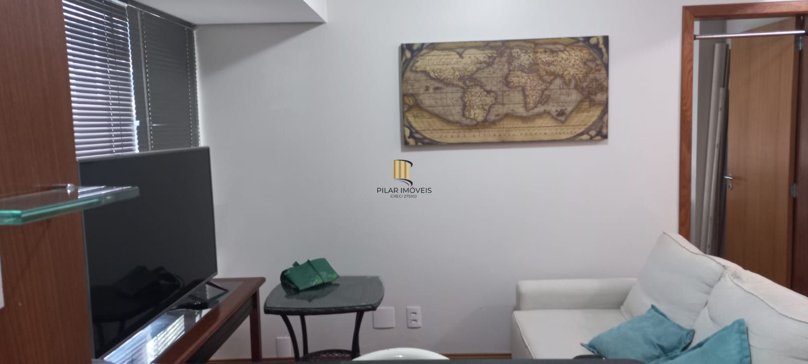 Apartamento de 1 dormitório,com vaga de garagem coberta no Centro Histórico,