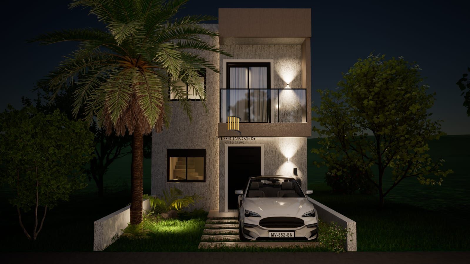 Casa em Condomínio à venda, bairro Campo Novo,  3 quartos (1 suite),  3 banheiros