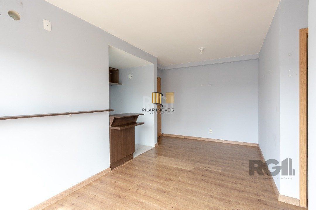 Apartamento de 50,85m2, 2 dormitórios, 1 banheiro e 1 vaga escriturada.