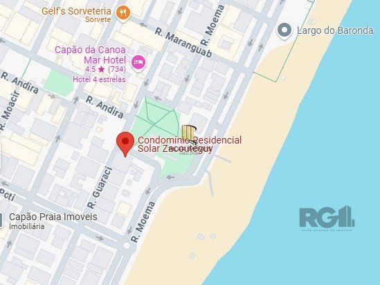 Apartamento no centro a uma quadra do mar!