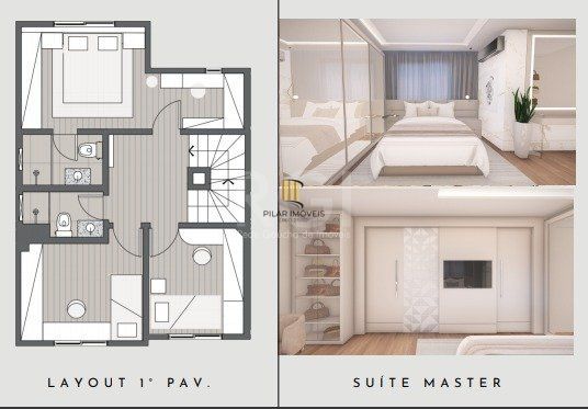 Casa Condominio para Venda - 148.23m², 4 dormitórios, sendo 2 suites, 2 vagas - Tristeza