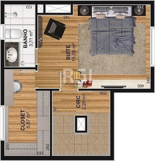 Casa Condominio para Venda - 133.92m², 4 dormitórios, sendo 2 suites, 2 vagas - Tristeza