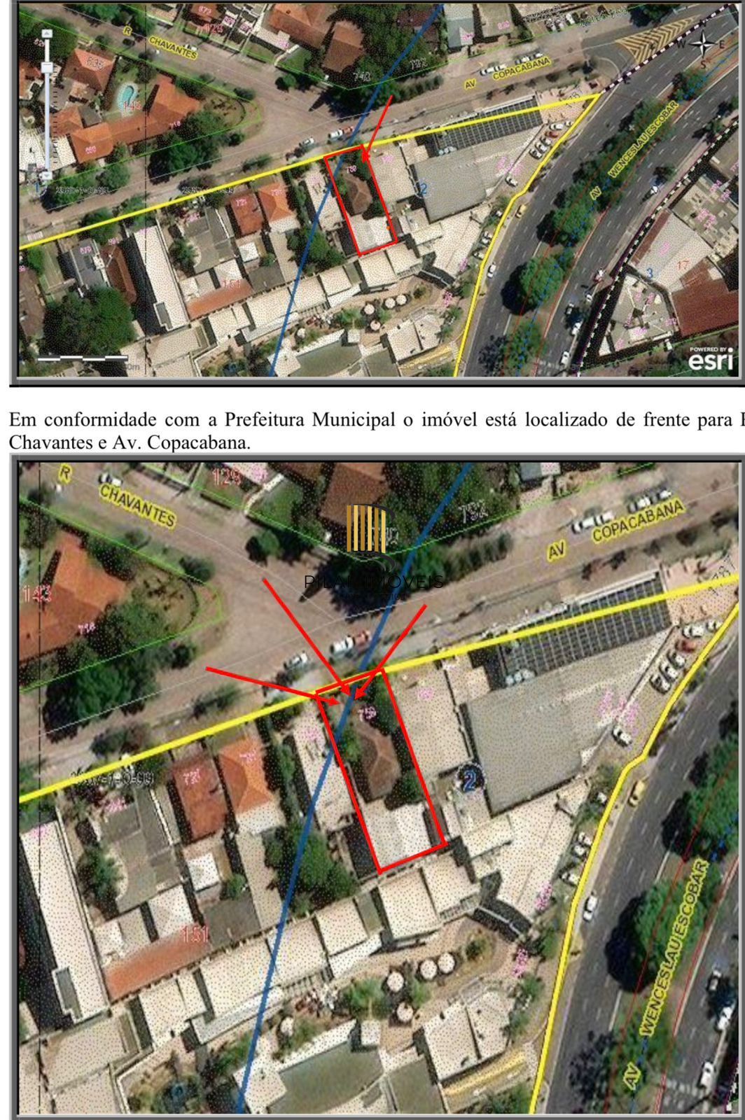 Terreno plano com 439m², localizado na Avenida Copacabana, no limite entre os bairros Tristeza e Assunção - Pilar Imóveis
