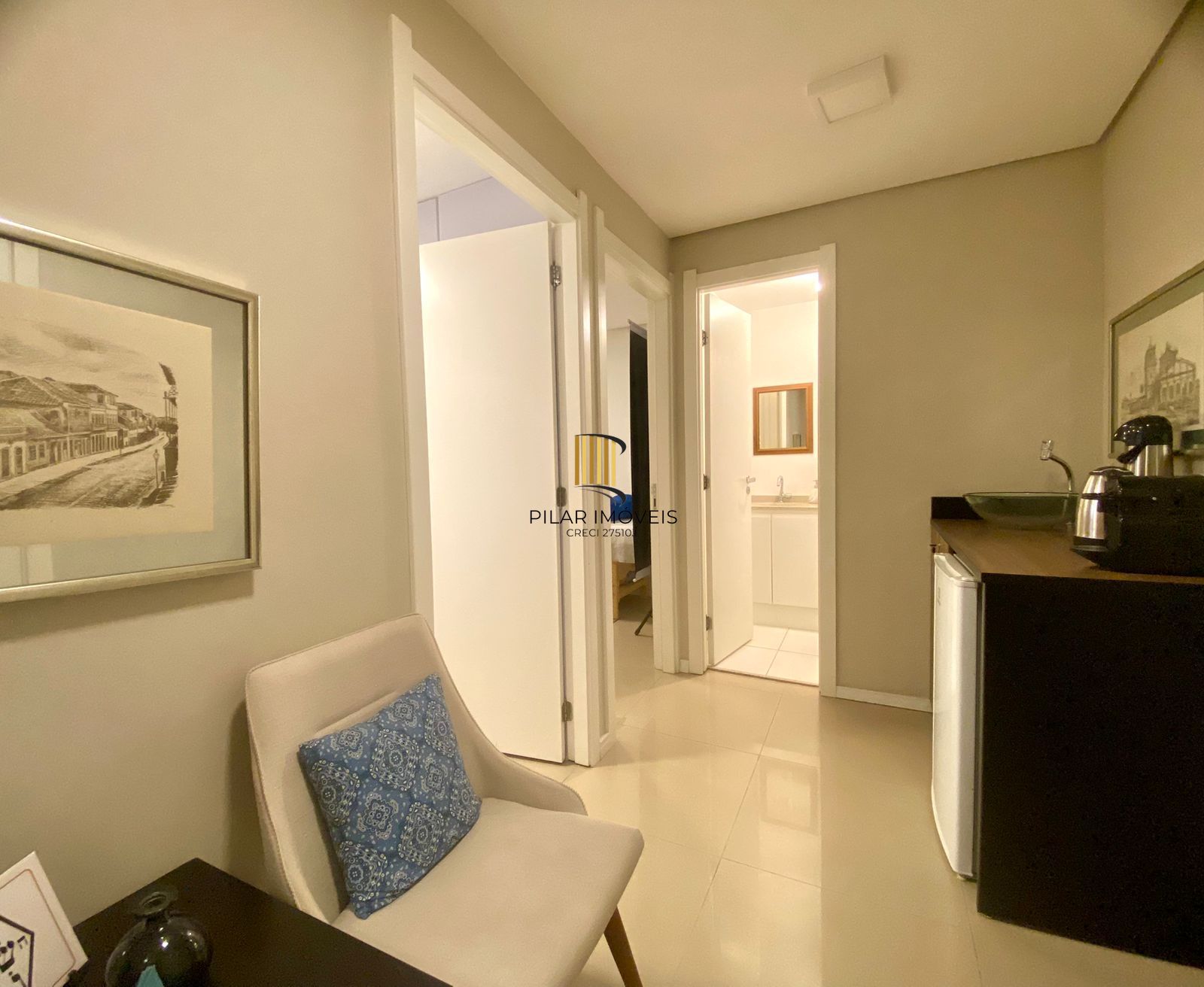 Sala para venda mobiliada