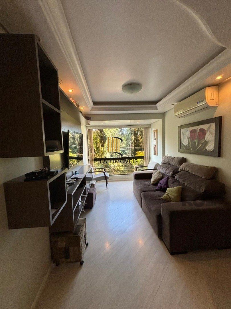 Apartamento mobiliado, 3 quartos, 1 vaga escriturada, elevador, infra - Alto Petrópolis
