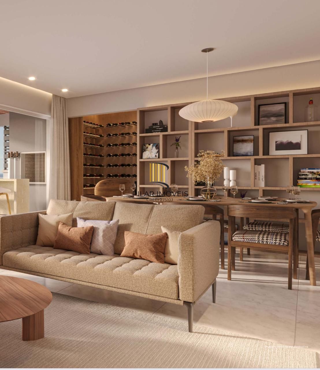 Apartamento alto padrão com 141,92m², 3 suítes, 2 vagas, no bairro Tristeza em Porto Alegre