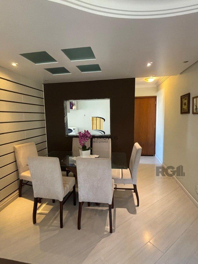 Apartamento mobiliado, 3 quartos, 1 vaga escriturada, elevador, infra - Alto Petrópolis