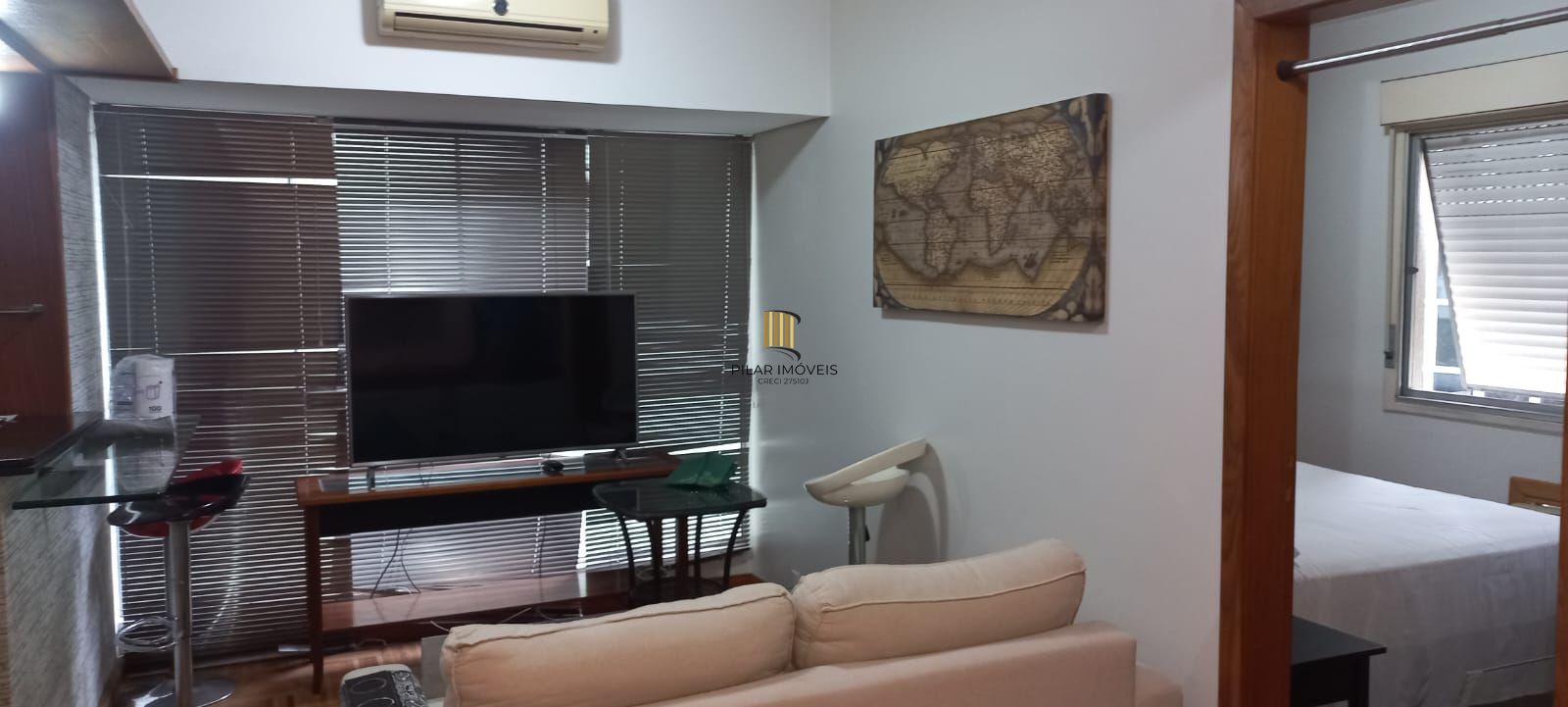 Apartamento de 1 dormitório,com vaga de garagem coberta no Centro Histórico,