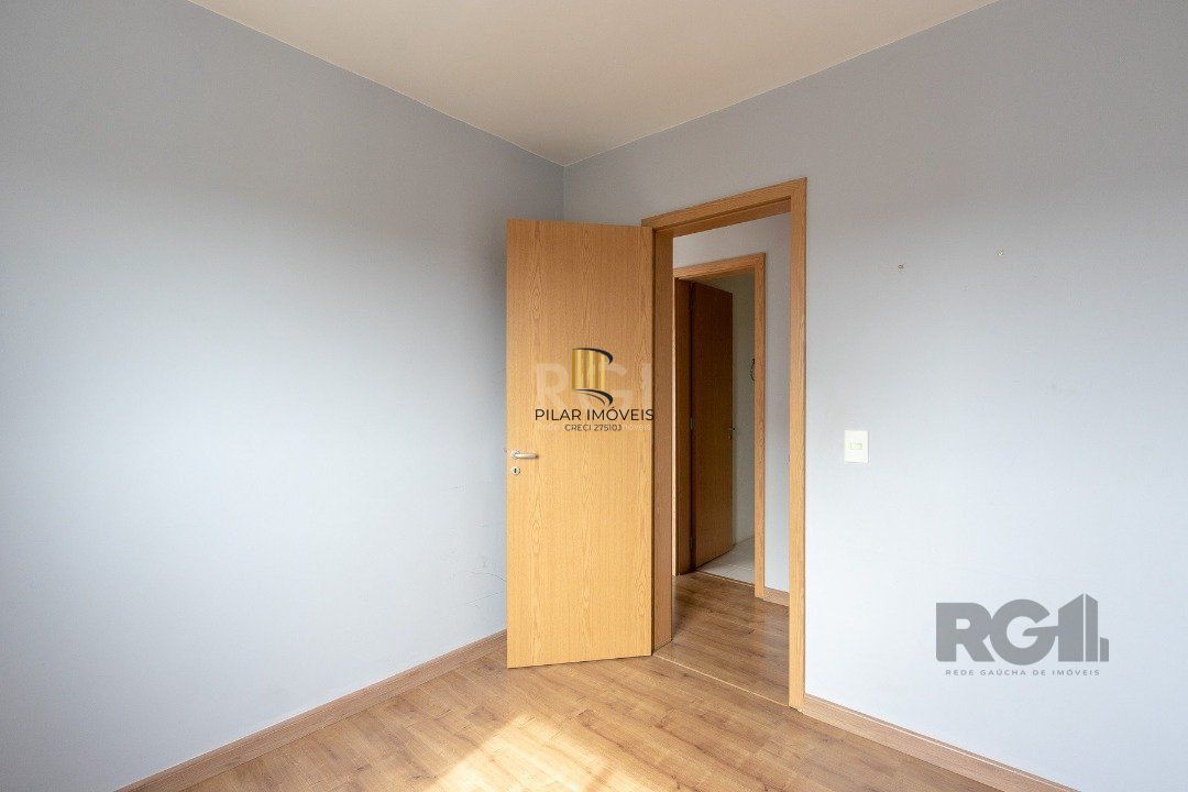 Apartamento de 50,85m2, 2 dormitórios, 1 banheiro e 1 vaga escriturada.