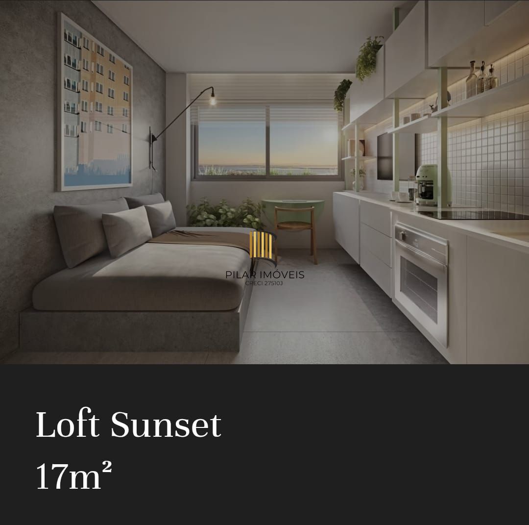 Hola Sunset Lofts 1 dormitório infla completa 17,45m²