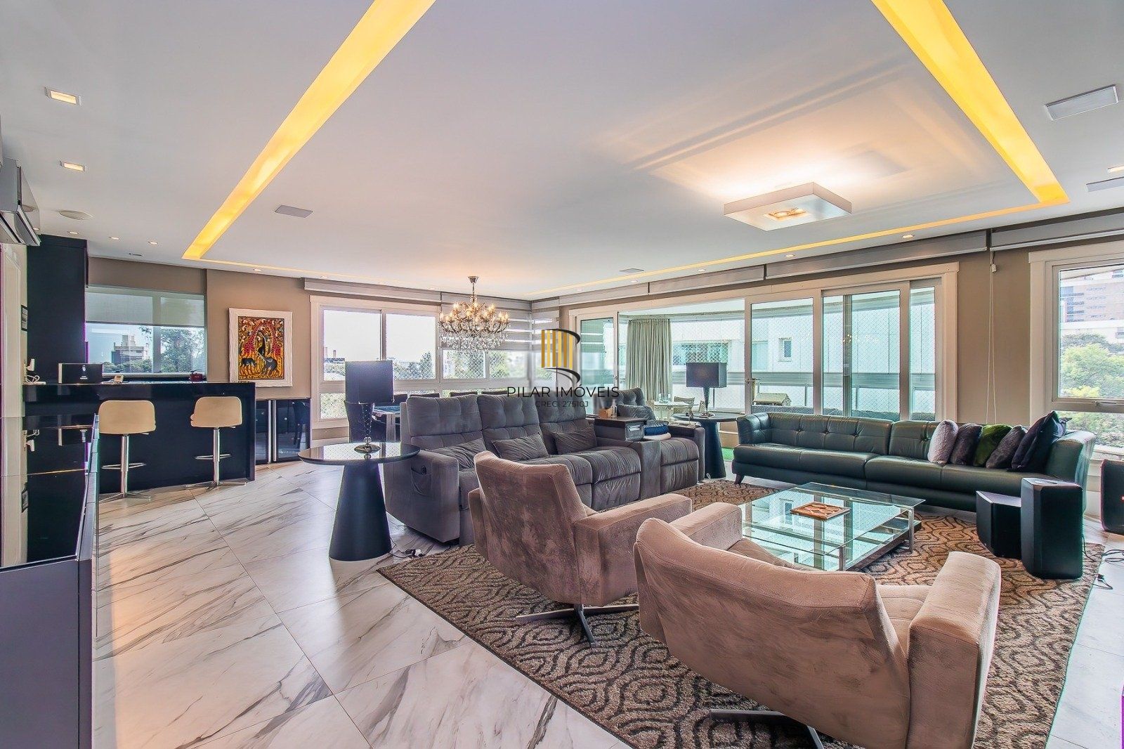 Apartamento de 202m² com 3 Suítes, Lazer Completo e 4 Vagas no Arte Bela Vista - Pilar Imóveis
