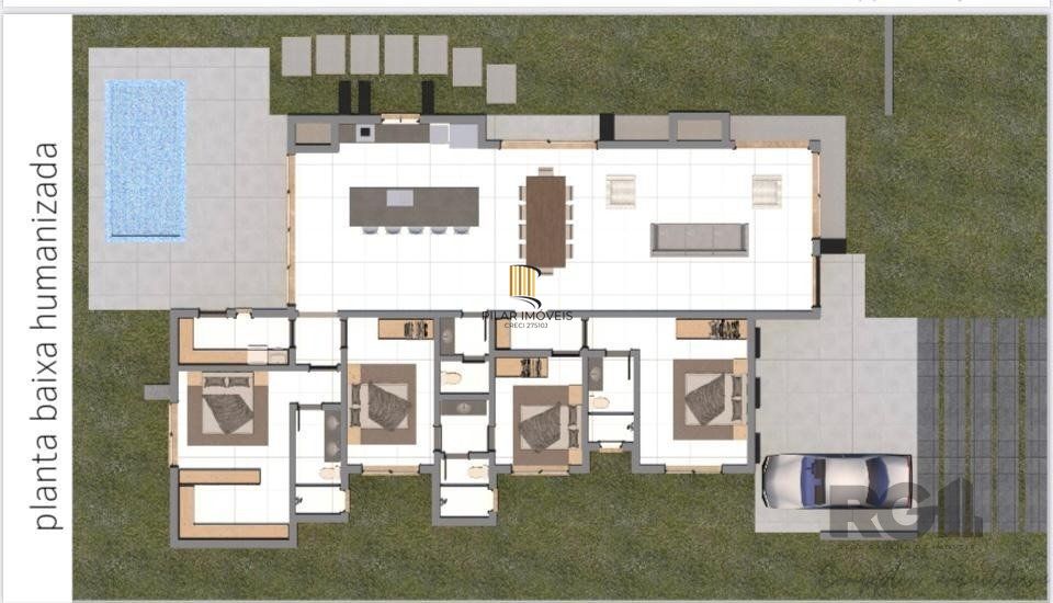 Casa 4 Dormitório(s) Bairro Atlântida