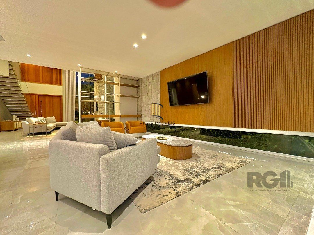 Sobrado Beira Lago com piscina e Deck com 457m² e 5 suítes no Condomínio Sense em Xangri-lá
