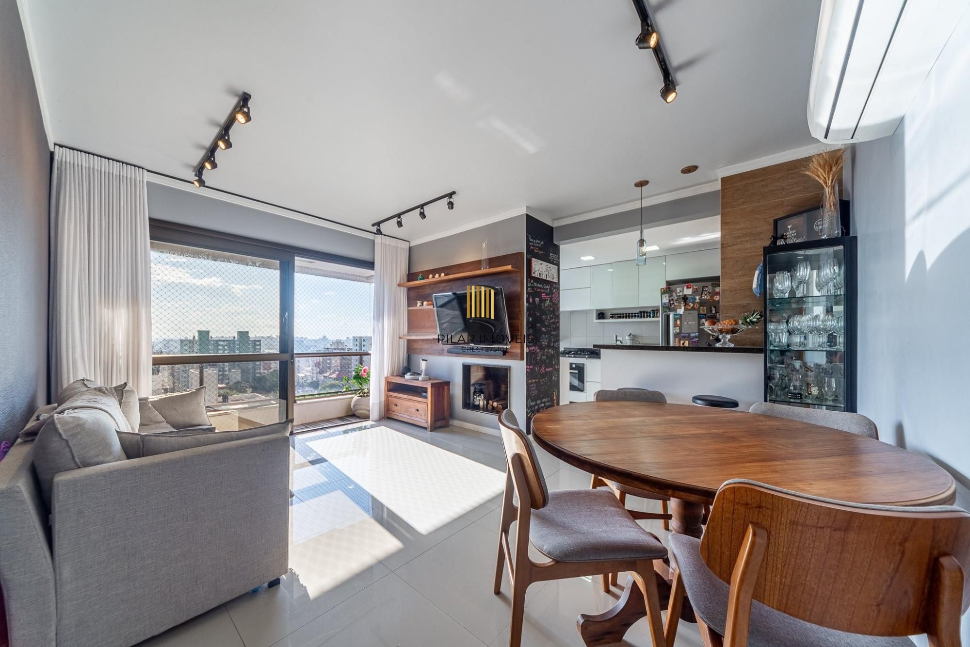 Apartamento 2 Dormitórios com Suíte e 2 Vagas no Petrópolis – 75m² - Pilar Imóveis