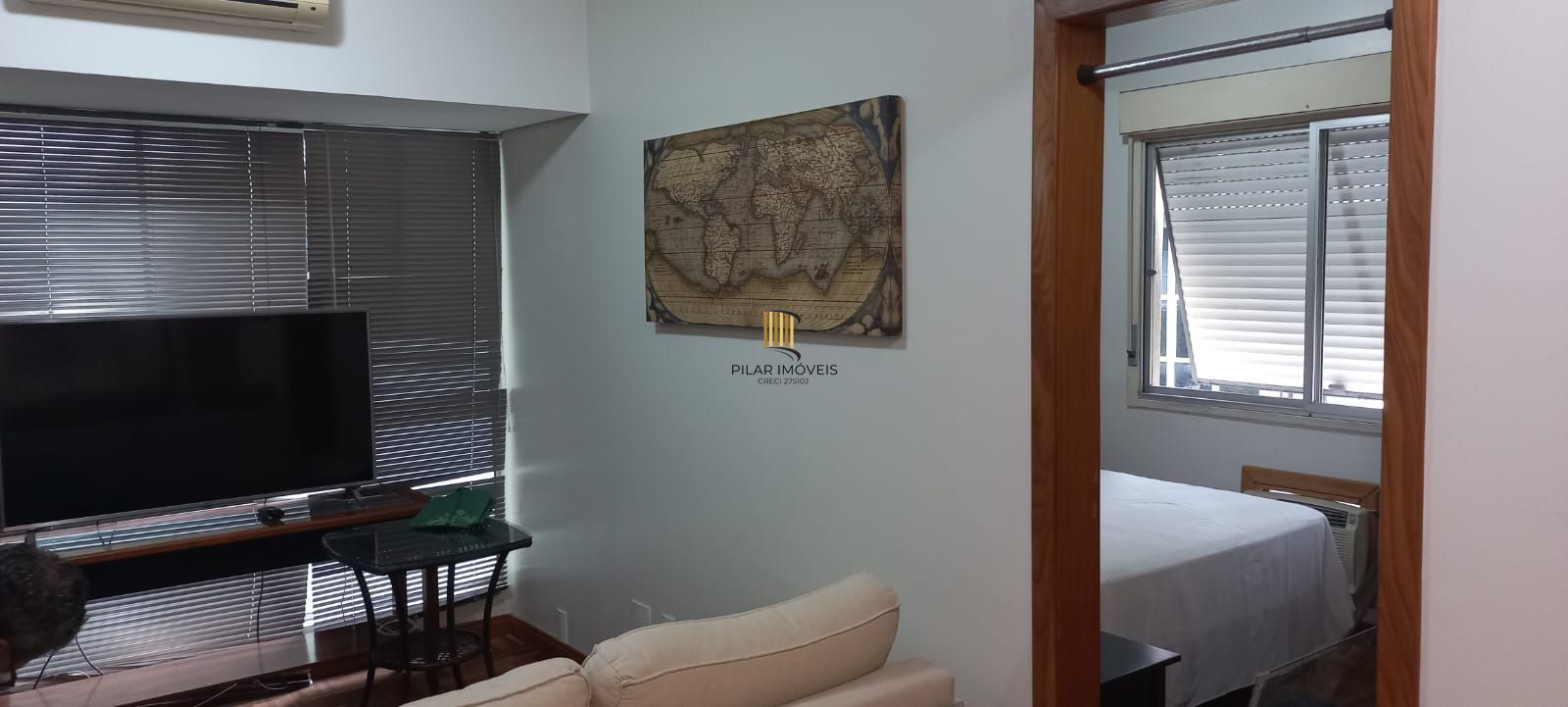 Apartamento de 1 dormitório,com vaga de garagem coberta no Centro Histórico,