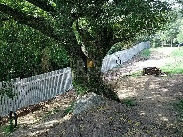 terreno com 2.500m² de área cercado com muro de concreto
