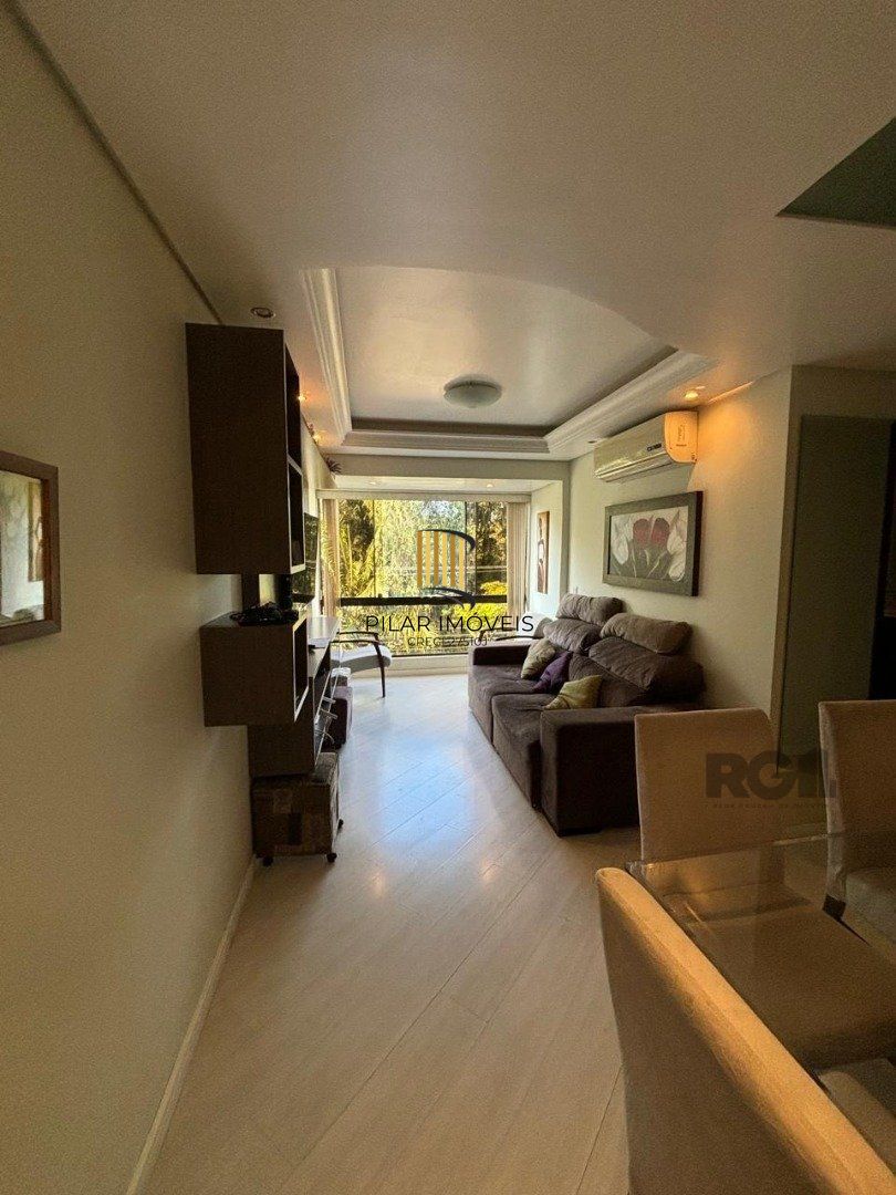 Apartamento mobiliado, 3 quartos, 1 vaga escriturada, elevador, infra - Alto Petrópolis