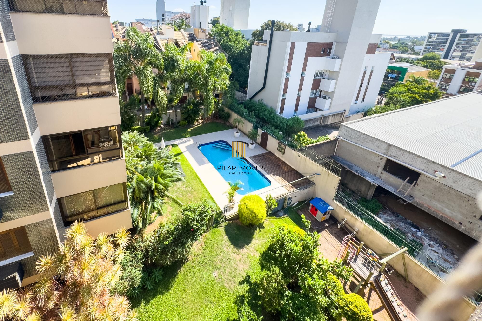 Cobertura alto padrão vista rio, construção Bandeira, com 228,32m² de área privativa. - Pilar Imóveis