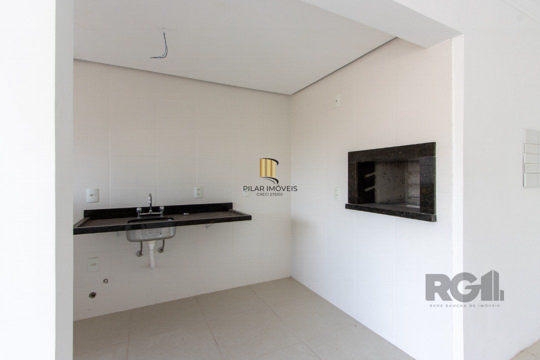 Apartamento novo 02 quartos, suite,  sacada, churrasqueira, 1 vaga, elevador - Bairro Tristeza
