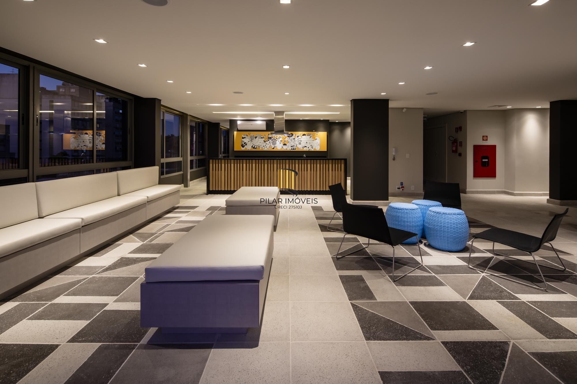 Apartamento de  dormitório no condomínio Artsy Cidade Baixa.