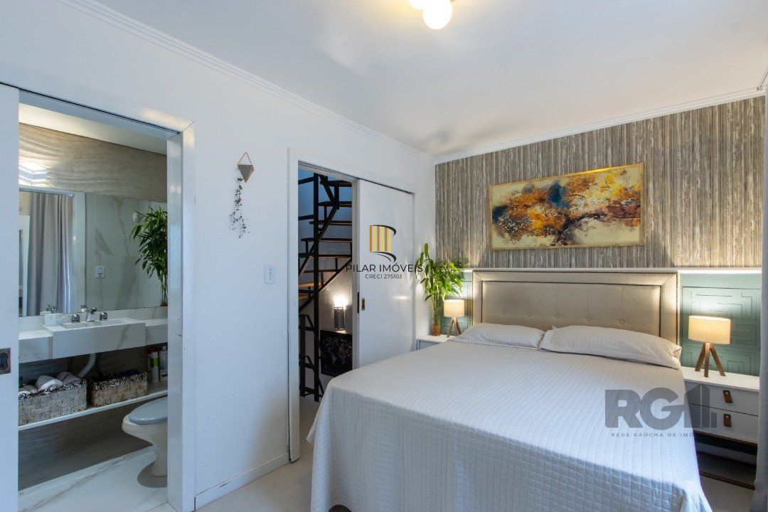 Sobrado com 148,45m², com 2 quartos, suíte, área gormet, vista para o Guaíba, na Vila Conceição.