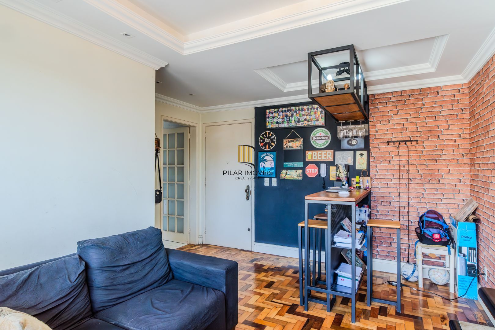 Apartamento com 70,37m², 2 dormitórios, de casal com sacada