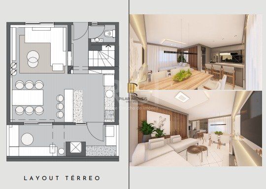 Casa Condominio para Venda - 150.86m², 4 dormitórios, sendo 2 suites, 2 vagas - Tristeza