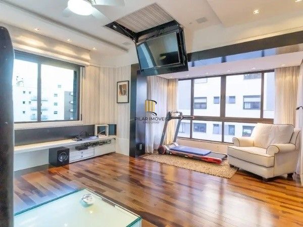 Vende-se amplo apartamento luxuoso 3 suítes e 3 vagas, hidro, mobiliado, dependência completa - 221m² - Bela Vista