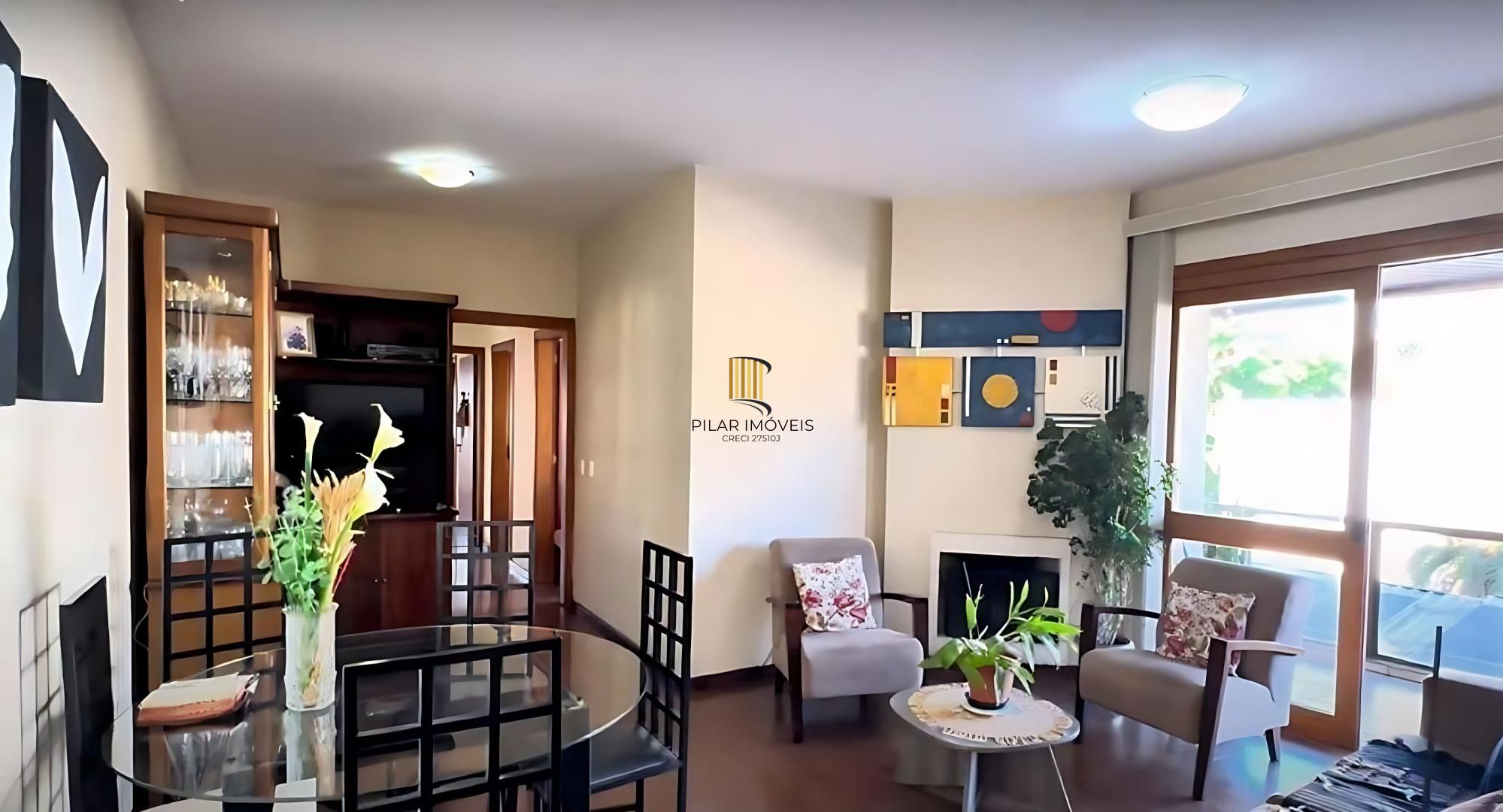 Vende-se apartamento com 3 quartos(1 suíte), sacada, churrasqueira e 1 vaga – 128 m² – Auxiliadora - Pilar Imóveis