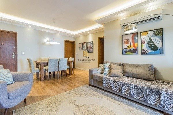 Vende-se luxuoso apartamento 3 quartos com suíte, 2 vagas, lareira, churrasqueira, próximo da encol - 133m² - Bela Vista