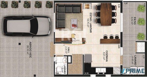 Vende-se casa em condomínio com 4 dormitórios (2 suítes), 3 vagas  – Tristeza